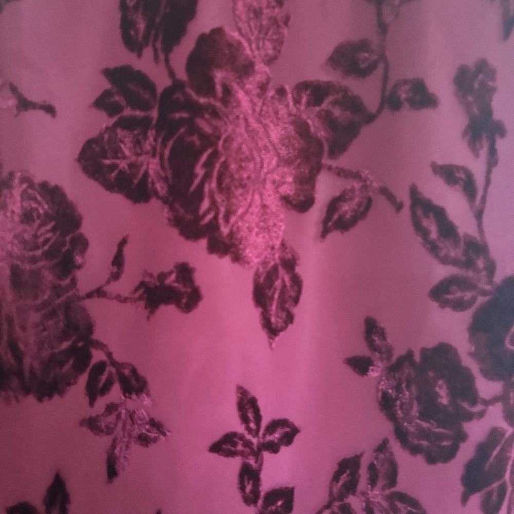 Vintage 90s Whimsigoth Burnout Velvet Dress - Picture 2 of 15